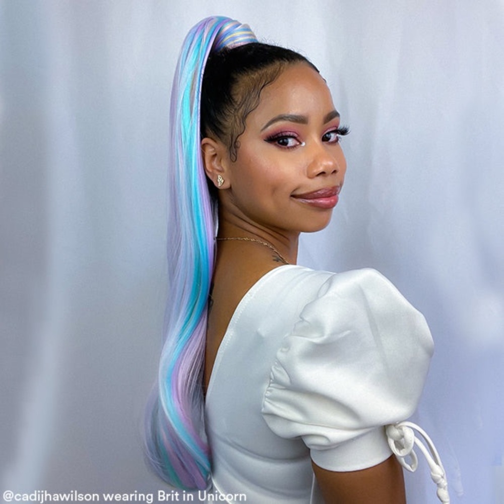 INSERT NAME HERE | Unicorn Brit Ponytail